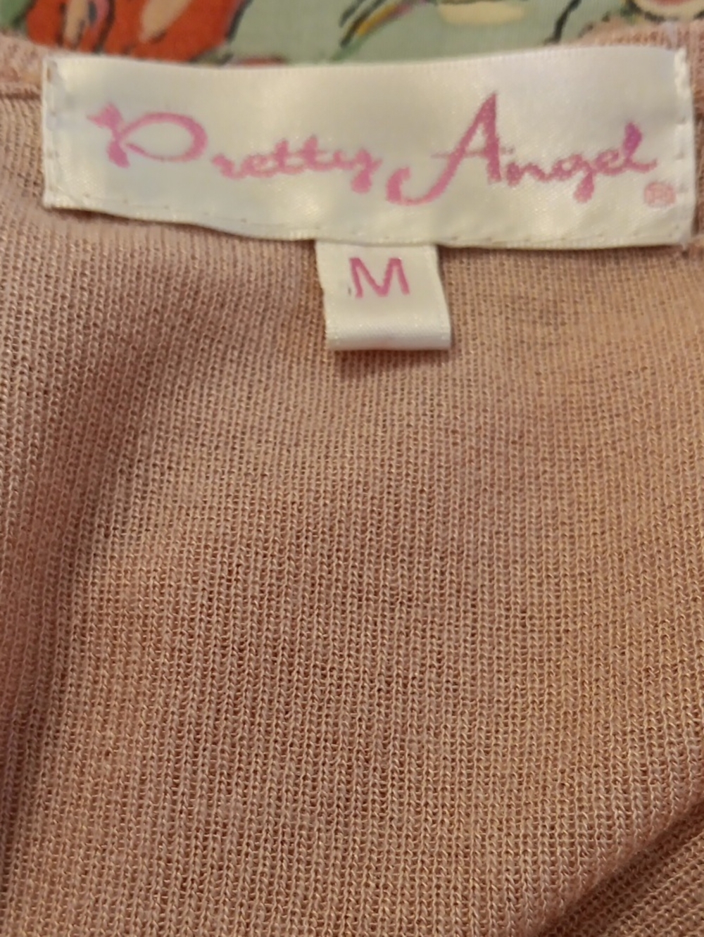 Pretty Angel Pink Bohemian Appliqed Knit Top - Picture 9 of 11